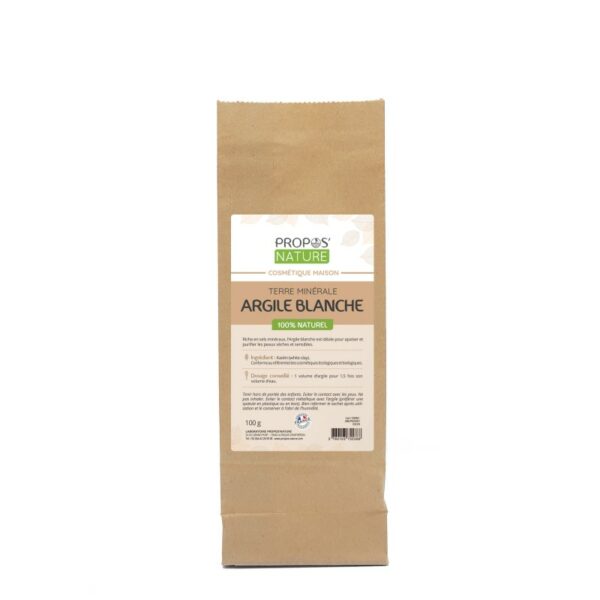 Argile blanche bio 100g