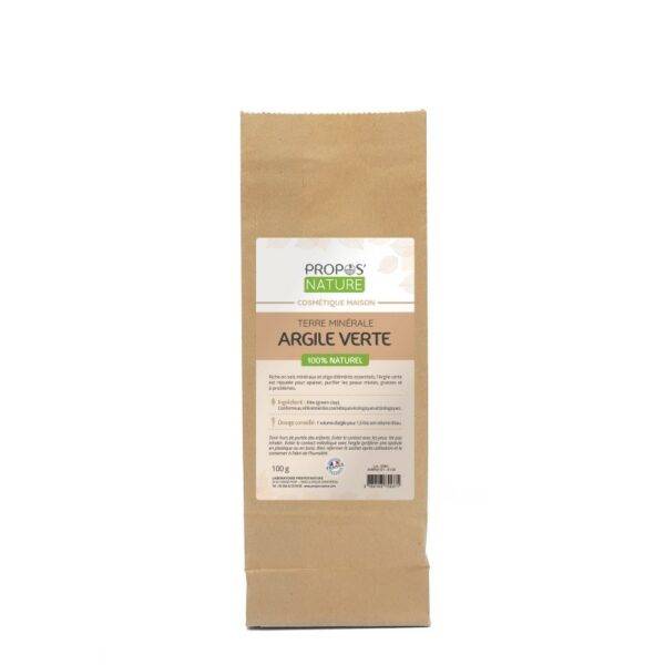 Argile verte bio 100g
