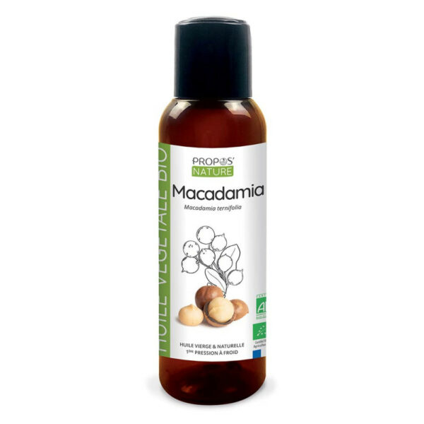 Huile végétale de Macadamia bio 100ml