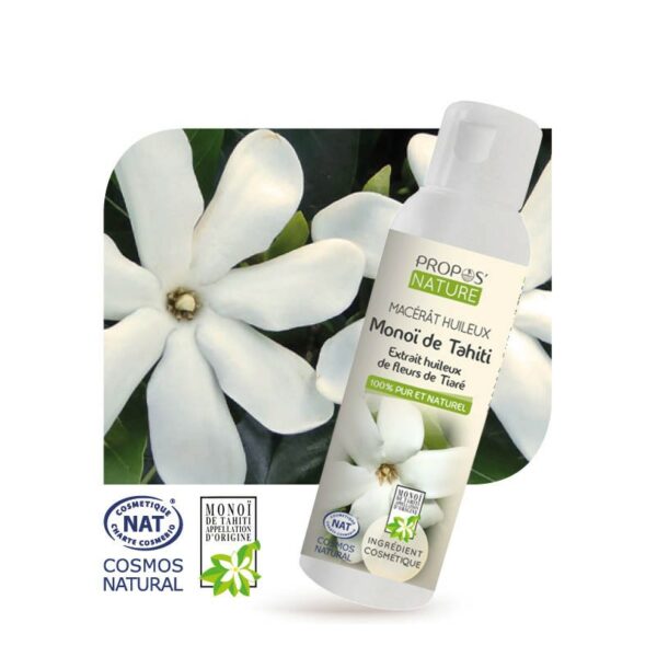 Macérât huileux Monoï de Tahiti bio 100ml