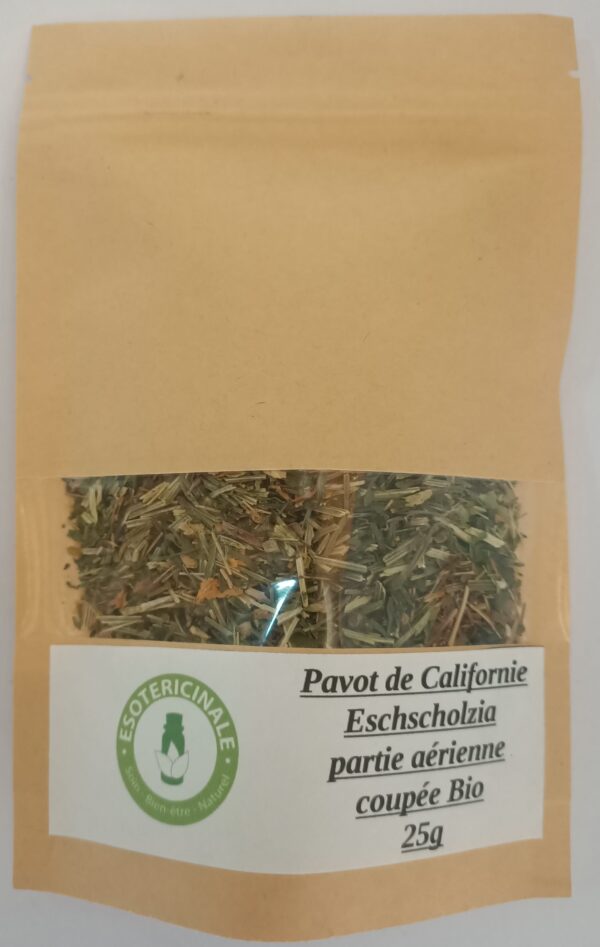 Eschscholzia-Pavot de Californie Partie Aérienne Coupée Bio