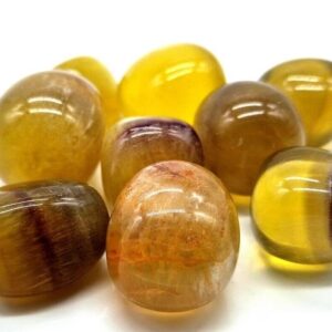 Pierre roulée Fluorite jaune