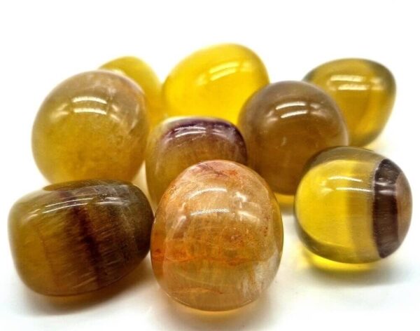 Pierre roulée Fluorite jaune