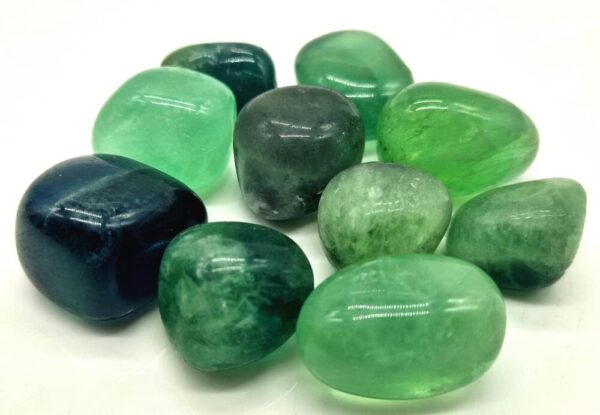 Pierre roulée Fluorite vert