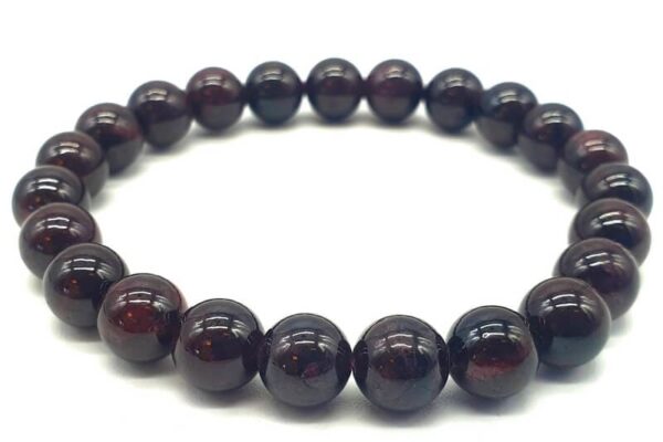 Bracelet perle 8mm Grenat