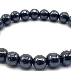 Bracelet perle 8mm Hématite