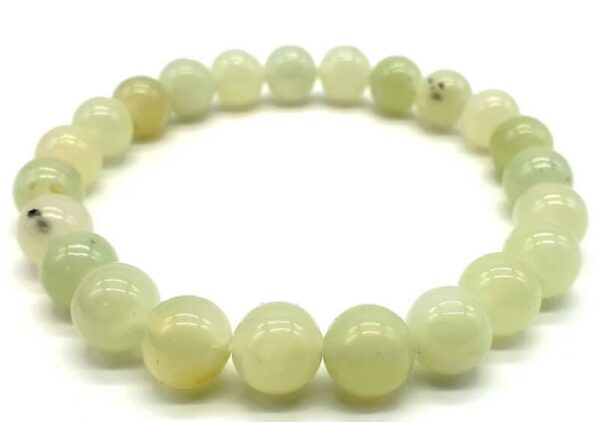 Bracelet perle 8mm Jade vert