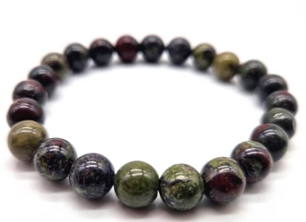 Bracelet perle 8mm Jaspe de sang de dragon