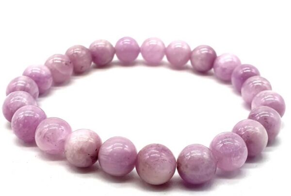 Bracelet perle 8mm Kunzite