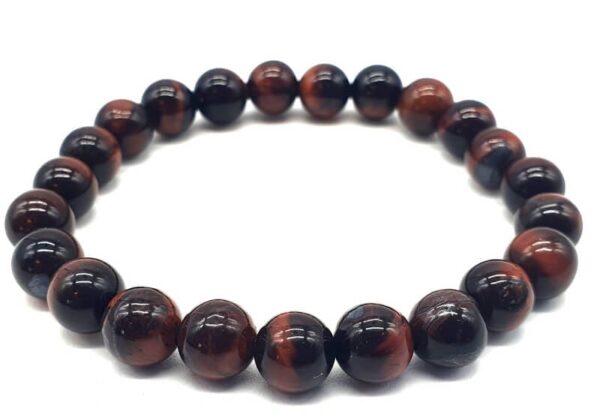 Bracelet perle 8mm Oeil de Taureau