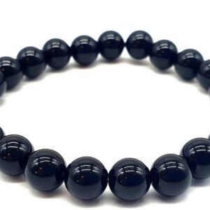 Bracelet perle 8mm Onyx noir