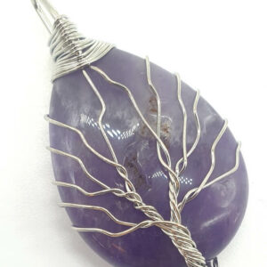 Pendentif Arbre de vie 4cm Améthyste