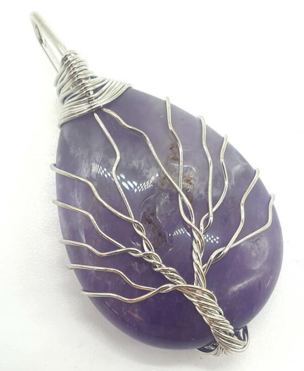 Pendentif Arbre de vie 4cm Améthyste