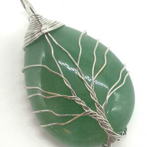 Pendentif Arbre de vie 4cm Aventurine