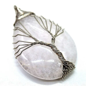 Pendentif Arbre de vie 4cm Cristal de roche