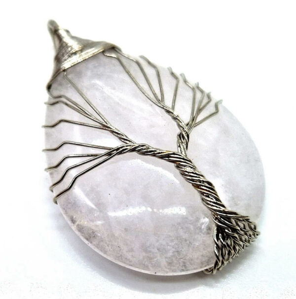 Pendentif Arbre de vie 4cm Cristal de roche